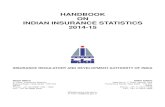 HANDBOOK ON INDIAN INSURANCE STATISTICS 2014-15 · PDF fileon indian insurance statistics 2014-15 ... website:  ... handbook on indian insurance statistics 2014-15 contents