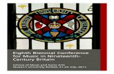 Eighth Biennial Conference for Music in Nineteenth ... · PDF filefor Music in Nineteenth-Century Britain ... for the Eighth Biennial Conference for Music in Nineteenth-Century Britain.