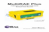 RAE Systems - MultiRAE Plus manual (Rev. B1, · PDF fileRF Test (Radio Frequency) • 27 Adjust Lamp Failure Threshold • 27 Battery Type and Bias • 28 ... RAE Systems - MultiRAE