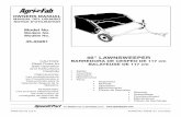 46 LAWNSWEEPER - Agri- · PDF fileprinted in u.s.a. form no. 40638 rev. (7/27/09)) 46" lawnsweeper barredora de cesped de 117 cm balayeuse de 117 cm owners manual manual del usuario