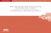 Recognizing and Preventing Commercial · PDF fileRecognizing and Preventing Commercial Fraud Indicators of Commercial Fraud ... These materials are not intended as a legislative text