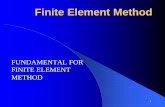 Finite Element Method -   · PDF fileFinite Element Method ... There can be different types of element with different ... Methods of solving eigenvalue equation