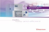 Safe, - Thermo Fisher Scientificstatic.thermoscientific.com/images/D01860~.pdf · We are obsessed with sample integrity. Each of our new laboratory microbiological incubators is designed