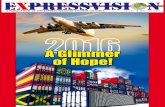 A Glimmer of Hope! - EICI Indiaeiciindia.org/frontSite/Jan_Feb_ExpressVision_Issue.pdf · Pg. 4 2016 - A Glimmer of Hope! Pg. 7 On a roll Pg. 10 ... Editorial EDITORIAL COMMITTEE