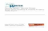 Austin Water Meter Reading & Testing Accuracy Audit · PDF fileWater Meter Reading & Testing Accuracy Audit Report . Austin Water Meter Reading & Testing Accuracy Audit Report ...