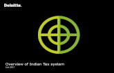 Overview of Indian Tax system - Deloitte · PDF fileOverview of Indian Tax system July 2017. Overview of Indian taxes © 2017. Deloitte AP ICE, Ltd. 3 ... - Revamping P2P, O2C and