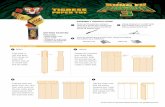 Tigress Paper Toy - DreamWorks · PDF fileFold body in half and glue. Trim along cut lines, fold bottom part up to create feet, and set aside. BODY WRAP ASSEMBLE TIGRESS ASSEMBLY INSTRUCTIONS