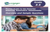 SB Parent Guide Summative Assessments, Grade 11 - · PDF fileCaliornia eartment o ducation z Auust . iii. California Assessment of Student Performance and Progress. Parent Guide to