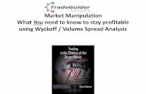 Market Manipulation What You - · PDF fileMarket Manipulation What You need to know to stay profitable using Wyckoff / Volume Spread Analysis. ... and editor of Stock Market Technique.