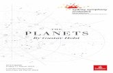 the PLANETS -   · PDF file6 A Guide to the Music of The Planets MARS: Holst had arranged the planets in the order of their mean distance from the Earth, beginning with Mars