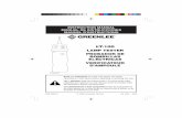LT-100 Lamp Tester Instruction Manual · PDF fileLT-100 LAMP TESTER PROBADOR DE BOMBILLAS ELÉCTRICAS VERIFICATEUR D’AMPOULE ... condensadores, resistores y los siguientes tipos