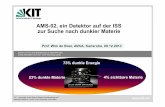 AMS-02, ein Detektor auf der ISS zur Suche nach dunkler ...ekpdeboer/html/Talks/AstronomischeVereinigungKA... · INSTITUT FÜR EXPERIMENTELLE KERNPHYSIK AMS-02, ein Detektor auf der