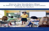 How to Use Vocabulary Maps to Deliver Explicit Vocabulary ... · PDF file@2016 The University of Texas at Austin/The Meadows Center for Preventing Educational Risk How to Use Vocabulary