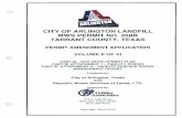 CITY OF ARLINGTON LANDFILL MWS PERMIT NO. - … III, Site Development Plan.pdf · CITY OF ARLINGTON LANDFILL MWS PERMIT NO. 358B TARRANT COUNTY, TEXAS PERMIT AMENDMENT APPLICATION