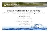 Urban Watershed Monitoring - Kieser &  · PDF fileOver 20 Years of Excellence   Environmental Science & Engineering ‐associates.com Urban Watershed Monitoring – One