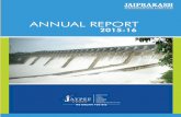 ANNUAL REPORT - Jaypee · PDF file1 Company Secretary Mohinder Paul Kharbanda Sr. General Manager (Sectl.) & Company Secretary Statutory Auditors M/s. M.P. Singh & Associates, Chartered