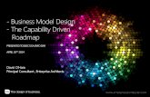 Business Model Design - The Capability Driven · PDF file- Business Model Design - The Capability Driven ... ›Principal Business Architect ... setting new standards for effectiveness