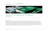 Open Compute Project - contentz.mkt6303.comcontentz.mkt6303.com/lp/17305/85018/OpenCompute... · Open Compute Project Overview. AMD White Paper: ... instance, the OCP 1.0 servers