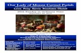Our Lady of Mount Carmel Parish - Squarespace · PDF fileOur Lady of Mount Carmel Parish THE CATHOLIC COMMUNITY IN RANCHO PEÑASQUITOSTHE CATHOLIC COMMUNITY IN RANCHO PEÑASQUITOS