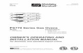 PS770 Series Gas Ovens - · PDF filePS770 Series Gas Ovens P/N 59026 July 1, 2012 Rev. D PS770 Series Gas Domestic ... This warranty is effective on Middleby Marshall equipment sold