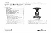 Type 667 Diaphragm Actuator Sizes 30-76 and 87 · PDF fileType 667 Diaphragm Actuator Sizes 30-76 and 87 ... Scope of Manual 2 ... valve are shipped together as a control valve
