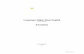 Languages Other Than English - Victorian Curriculum and ... · PDF fileLANGUAGES OTHER THAN ENGLISH: UKRAINIAN. INTRODUCTION. ... National TAFE Language Course: Stage One; Generic