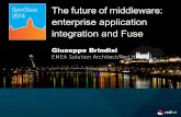 The future of middleware: enterprise application ...openslava.sk/.../The-future-of-middleware...Fuse_Giuseppe-Brindisi.pdf · The future of middleware: enterprise application integration