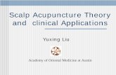Traditional Scalp Acupuncture - CatsTCMNotes Needling Techniques an… · Base of Traditional Scalp Acupuncture 1. Front-mu & Back-Shu treating Zang-fu organs 2. Selecting Local points.