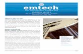 TC TechDataSheet EM6000 R3 - Target Coatings · PDF fileCasper Guitar Company. Distilled Water ... cure time is after 120 hours within these temperature ranges. ... TC_TechDataSheet_EM6000_R3.indd