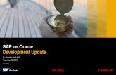 SAP on Oracle Development Update - doag.org · PDF fileCUSTOMER Dr. Christian Graf, SAP November 23, 2017 SAP on Oracle Development Update