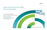 AIX and Linux for SAP Environments - IBM · PDF fileOptimized SAP NetWeaver Kernel ... • MaxDB 7.5 ..7.9 • Oracle 10g ... • A single physical core will per default appear as