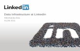 Data Infrastructure at LinkedIn · PDF fileLinkedIn By The Numbers 120,000,000+ users in August 2011 2 new user registrations per second 4 billion People Searches expected in 2011