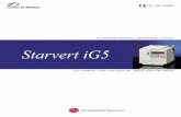 LG Variable Frequency Drive(VFD) : Inverter Starvert iG5 · PDF file0.37 - 4.0kW (0.5 - 5.4HP) 1 and 3 phase 200 - 230 Volts, 3 phase 380 - 460 Volts LG Variable Frequency Drive(VFD)