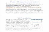 Chapter 32 Inductance and Magnetic Materialsthschang/notes/GP32.pdf · 1 Chapter 32 Inductance and Magnetic Materials The appearance of an induced emf in a circuit associated with