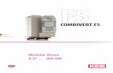 F5 -  · PDF file2 Frequency inverter KEB COMBIVERT F5 KEB COMBIVERT F5 are frequency inverters and servo systems in the power range from 0.37 to 900 kW. They provide a