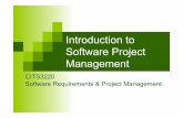 Introduction to Software Project Managementteaching.csse.uwa.edu.au/units/CITS3220/lectures/09projManIntro.pdf · Project Management is the discipline of defining and achieving targets