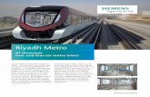 Riyadh Metro - Siemens · PDF filelocal construction companies Almabani ... strength, lowalloy steel. ... springs, and metal rubber springs are used