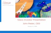 Veeco Investor Presentation John Peeler, CEOlibrary.corporate-ir.net/library/11/111/111487/items/274665/... · Selected Veeco LED customers 0 1000 2000 3000 4000 5000 6000 7000 8000