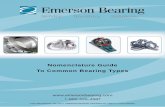 Nomenclature Guide To Common Bearing Types GUIDE TO BEARING NOME… · Nomenclature Guide To Common Bearing Types FOR REFERENCE USE ONLY. EMERSON BEARING ASSUMES NO LIABILITY FOR