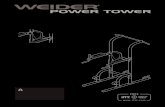 Weider 200 Power Tower manual - easybuypal.comeasybuypal.com/.../weider-200-power-tower-manual.pdf · POWER TOWER exercise rack. The POWER TOWER exercise rack is designed to help