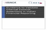Guidance to Validate Internal Control Assertions in Indian ... · PDF fileGuidance to Validate Internal Control Assertions in Indian ... General Checklist Audit and ... Guidance to