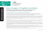 Key stage 2 English reading - SATs paperssatspapers.org/SATs papers/2016 samples/2016 Sample English/KS2... · Key stage 2 English reading Sample questions, mark schemes and commentary