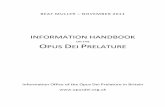 INFORMATION HANDBOOK - Opus Deimultimedia.opusdei.org/pdf/en/infohandbookuk2011.pdf · 2 The Information Handbook is a publication of the Information Office of Opus Dei and is published