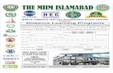 THE MIIM ISLAMABADmiim.edu.pk/index/wp-content/uploads/2014/01/MIIM... · E-mail # (Provide Copy) ... Main Double Road Markaz, G-11/3 Islamabad (Pakistan) 0334 0335 ... THE MIIM Islamabad”
