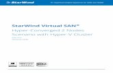 Hyper-Converged 2 Nodes Scenario with Hyper-V ClusterHyper-Converged 2 Nodes Scenario with Hyper-V Cluster ... (the Add Roles and Features menu item). ... node. TECHNICAL PAPER 7 ......