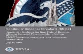 Continuity Guidance Circular 2 (CGC 2) - FEMA.gov S. UPERSESSION ... Continuity Guidance Circular 2 (CGC 2) provides planning guidance and a methodology to ... Continuity Guidance