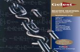 Class Reactivity/Product Class - Gelest, Inc. · PDF file1 Gelest, Inc. (215) 547-1015 FAX: (215) 547-2484   REACTIVE SILICONES: FORGING NEW POLYMER LINKS Gelest