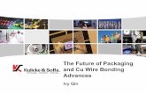 future of packaging and cu wire bonding ivy2 - MEPTEC.ORGmeptec.org/Resources/9 - Qin.pdf · Confidential 14 Advantages of Cu Wire Bonding The main advantage of Cu wire bonding is