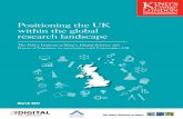 Positioning the UK within the global research landscape · PDF filewithin the global research landscape ... vice-chancellors from universities, ... policy lab in December 2016, in