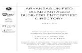 DBE Directory (PDF) - Arkansas Department of · PDF fileDIRECTORY JANUARY 24, 2018 Disadvantaged Business Enterprises ... 237110 Water and Sewer Line and Related Structures Construction